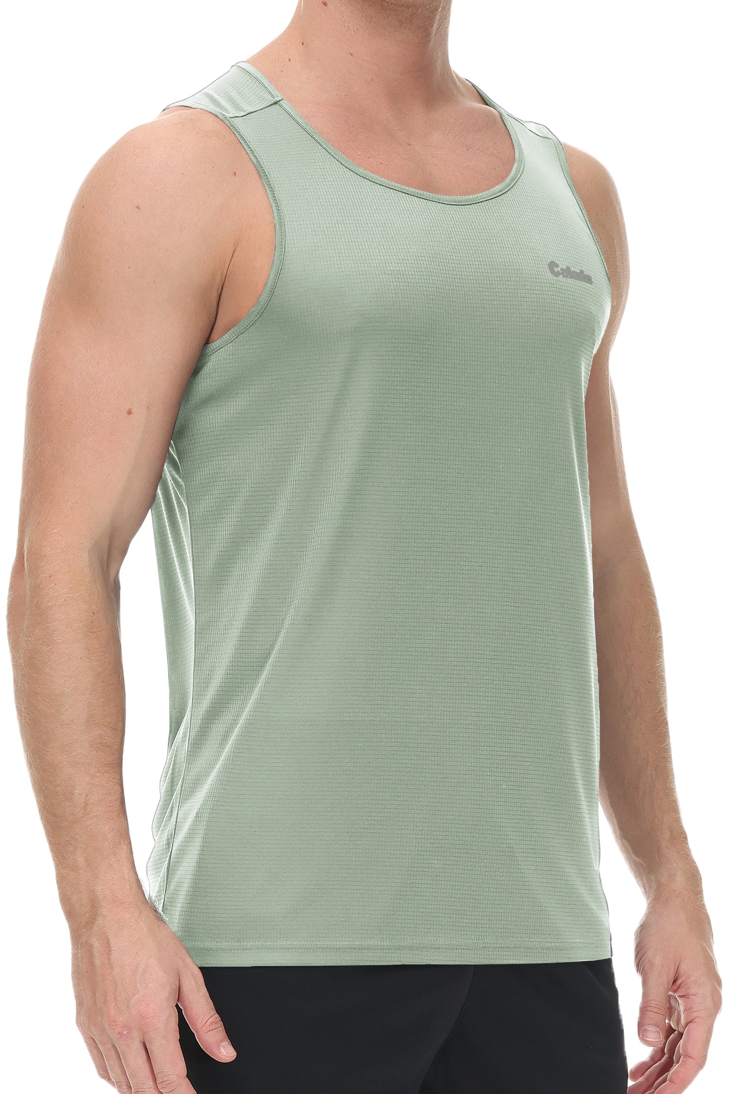 Cakulo Men's Neon Muscle Tank Big & Tall Essentials