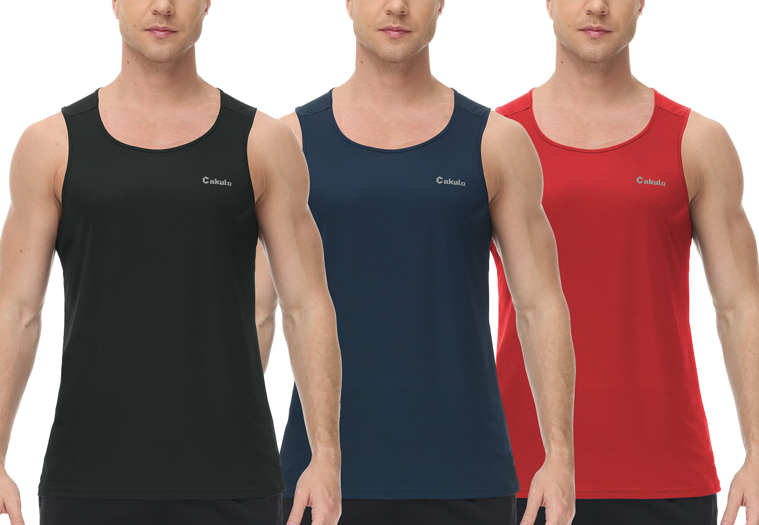 Cakulo Men's Neon Muscle Tank Big & Tall Essentials