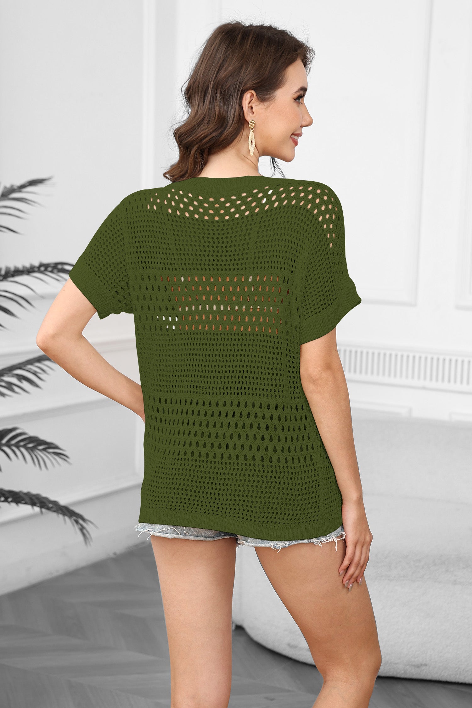 Cakulo Women’s Crochet Beach Top Cover Up
