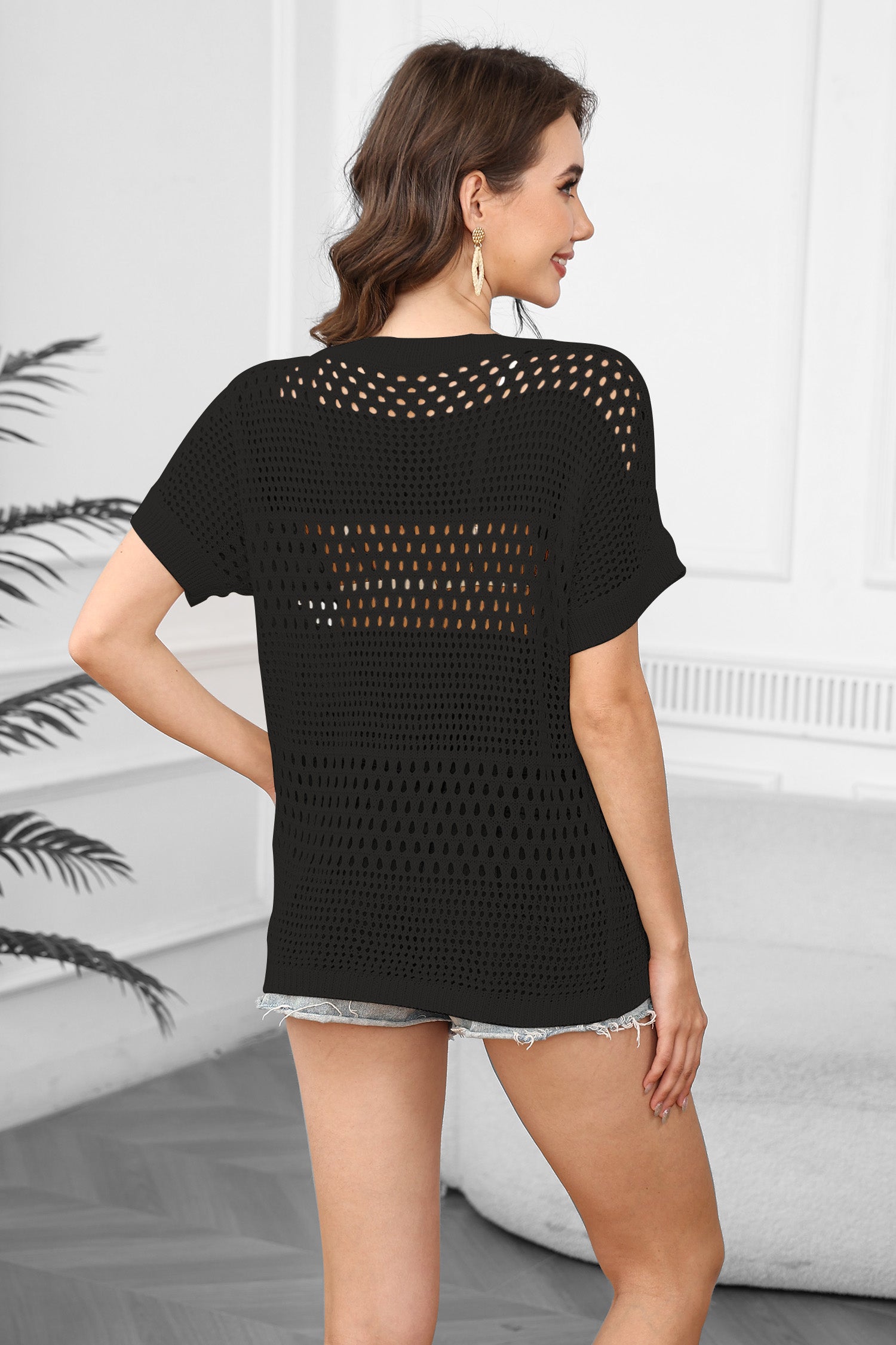 Cakulo Women’s Crochet Beach Top Cover Up