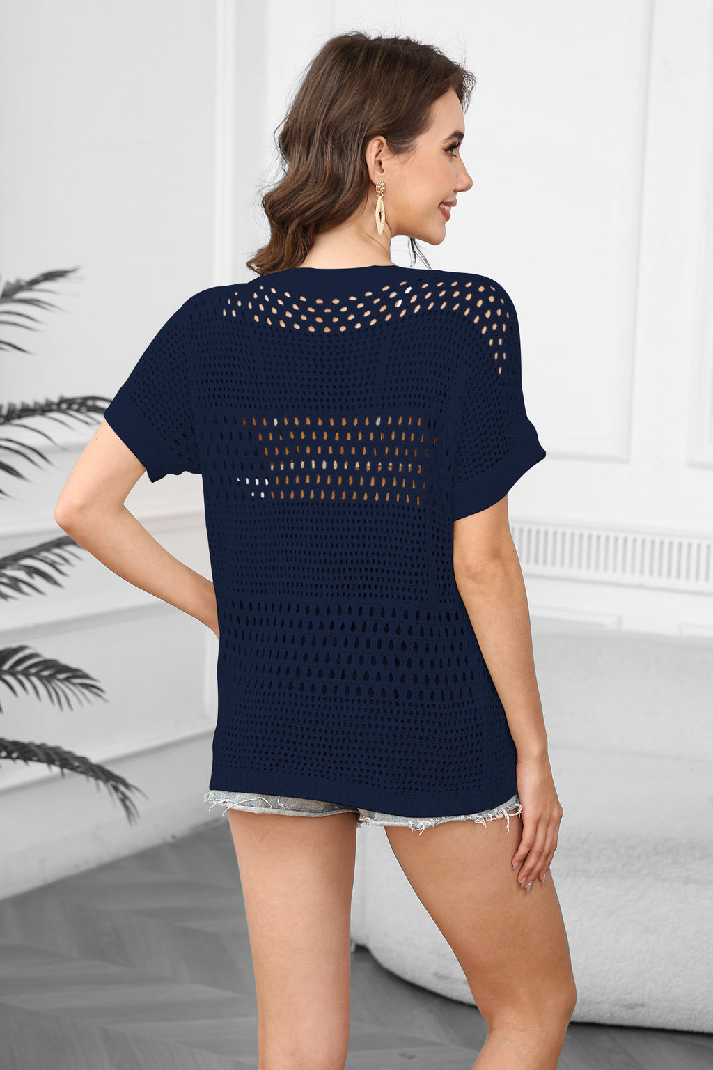 Cakulo Women’s Crochet Beach Top Cover Up