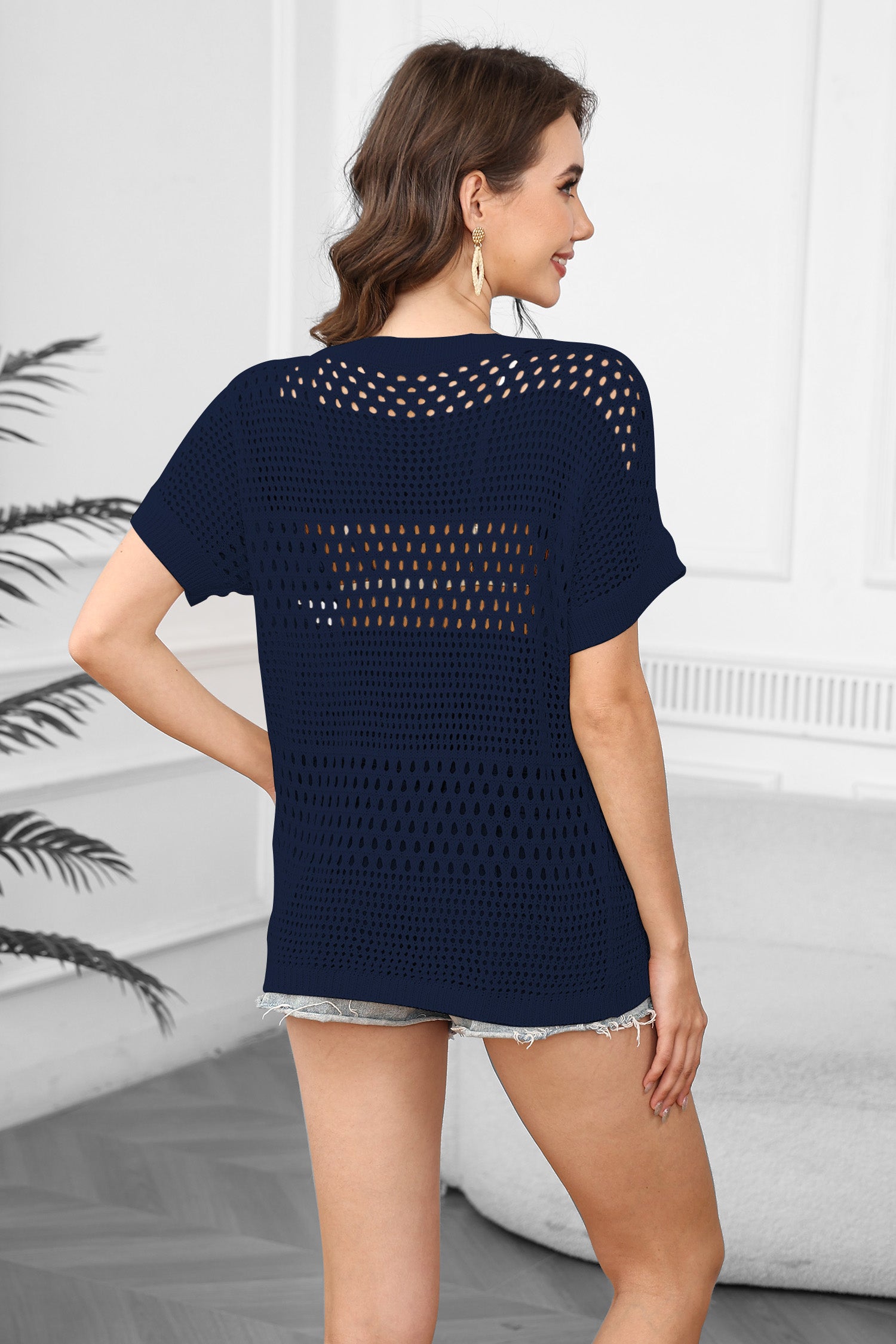 Cakulo Women’s Crochet Beach Top Cover Up