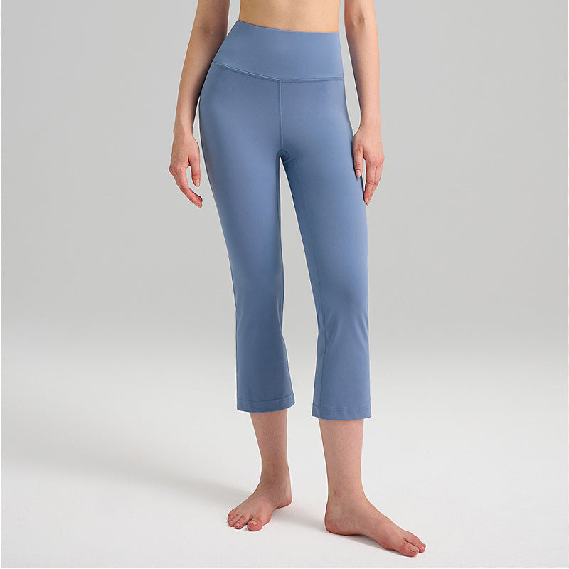 Cakulo Women's Plus Size Yoga Flare Capris