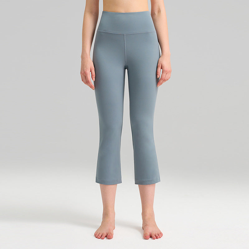 Cakulo Women's Plus Size Yoga Flare Capris