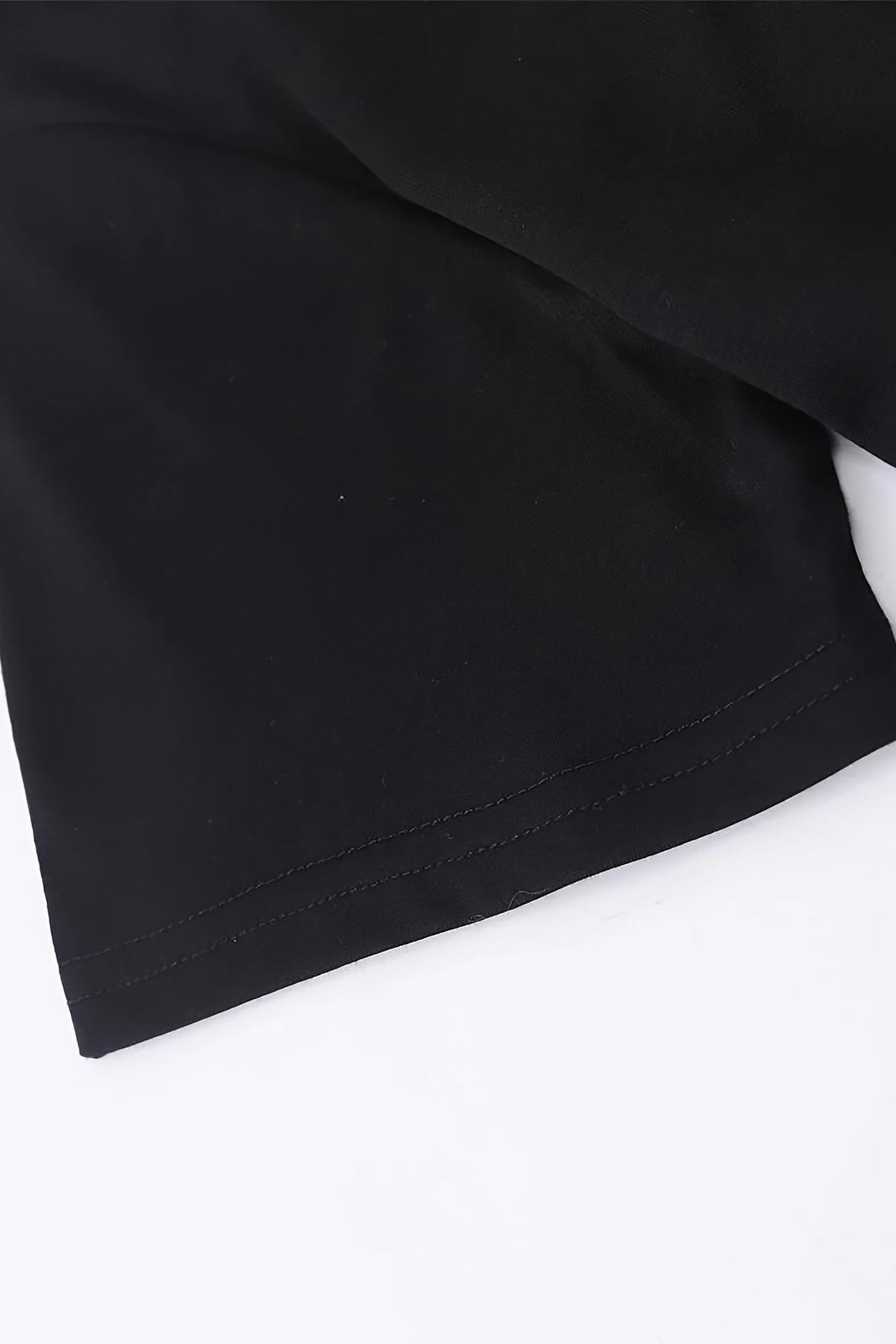 Cakulo Men's T-Shirt Black Round Neck Patterned Cotton Short Sleeve