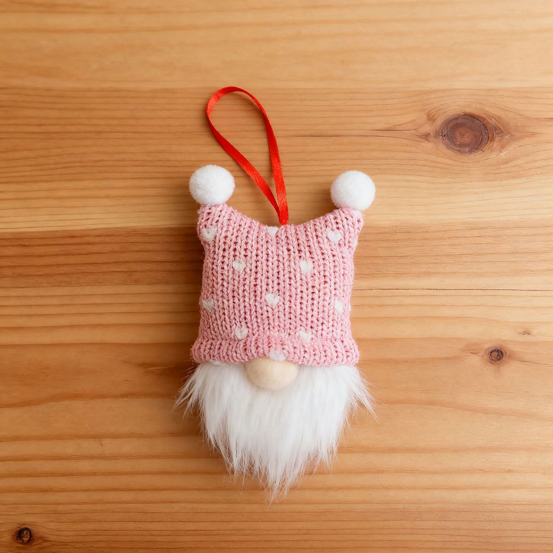 3-Piece Mingguan Christmas Nordic Style Knitted Gnome Pendant Set Christmas Decorations Gnome Figurine Ornaments