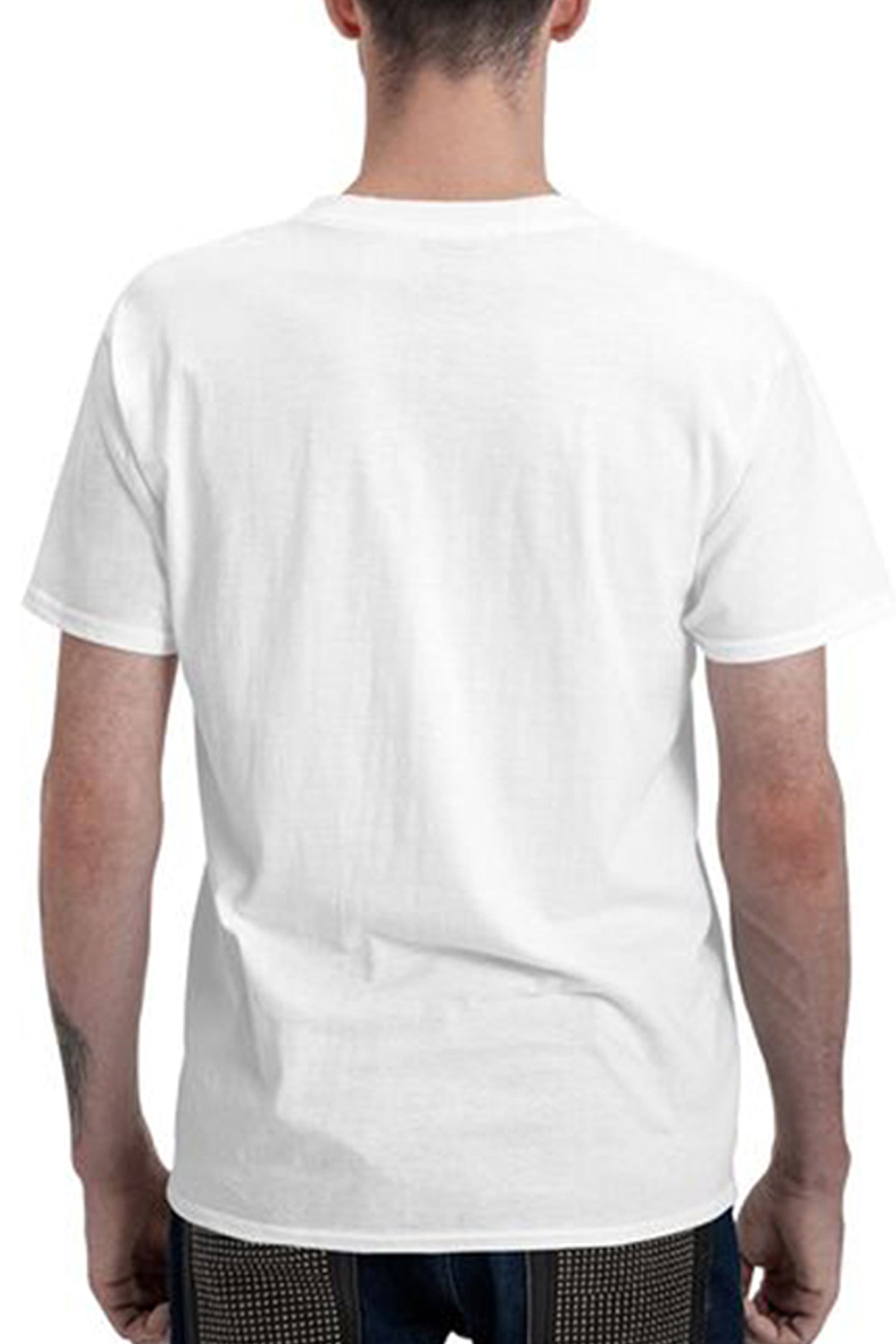 Men's Casual Lip Print T-Shirt - Soft Cotton  Short Sleeve Machine Washable