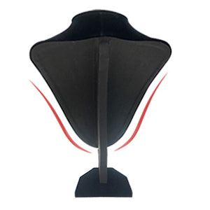 Cakulo Black Velvet Necklace Bust Display 3D Stand for Pendants 10.75in Height