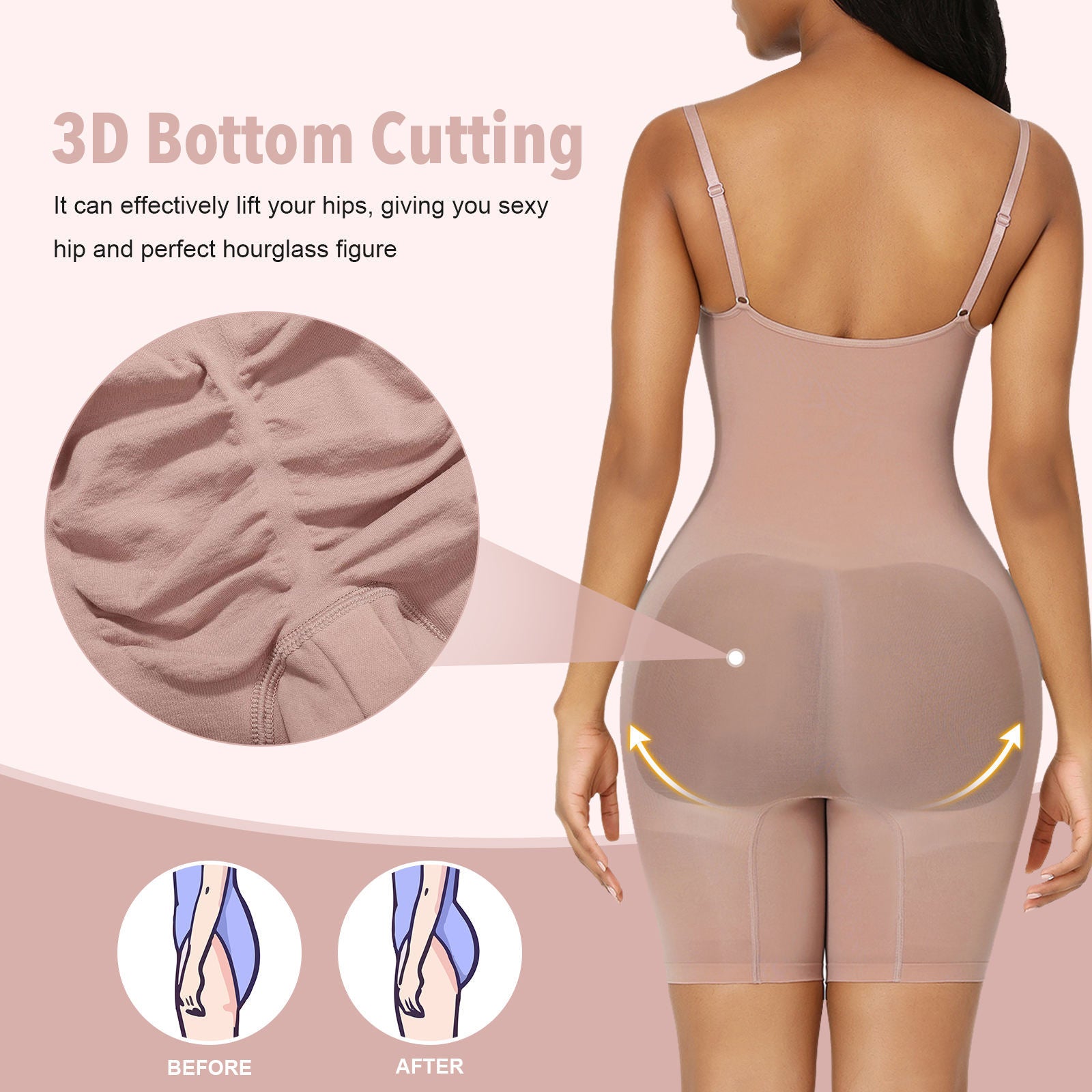 Cakulo Women European and American Hot-Selling One-Piece Shapewear