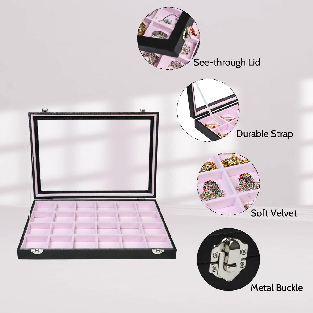 Cakulo Jewelry Organizer Earring Holder Organizer