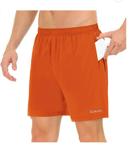 Cakulo Men's 8'' Workout Shorts with Pockets